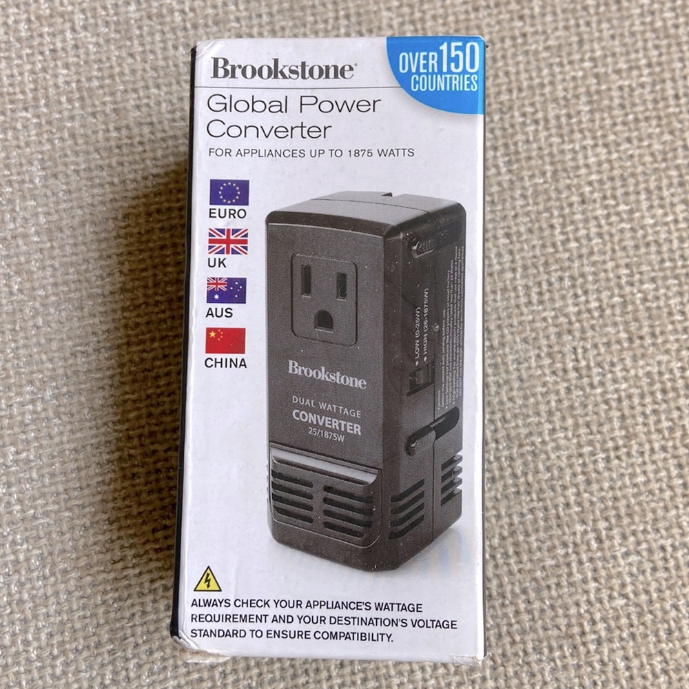 Brookstone | Travel Global Power Converter